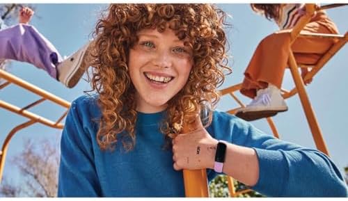 Fitbit Inspire 3 Health &-Fitness-Tracker with Stress Management, Workout Intensity, Sleep Tracking, 24/7 Heart Rate and more, Lilac Bliss/Black, One Size (S & L Bands Included)