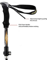 Aluminum Collapsible Ultralight Travel Trekking Hiking Pole for Men and Women