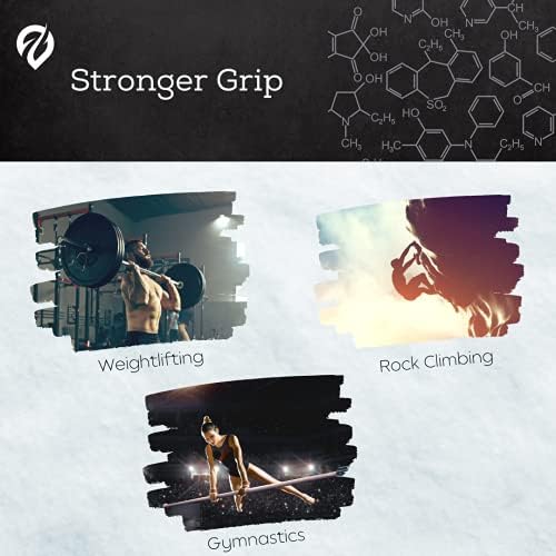 Liquid Chalk, Mess Free Gym Chalk for Weightlifting, Gymnastics, Rock Climbing, Dancing. Sweat Resistant and Long Lasting for Stronger Grip.