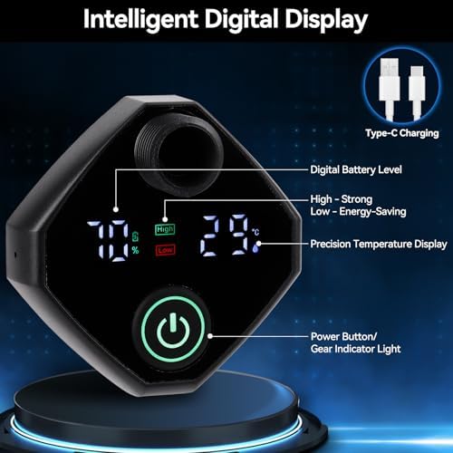 6000mAh Portable Shower for Camping with 2000W Immersion Water Heater – Rechargeable Camp Shower Pump, 4-Mode Filtered Head, LED Display, Outdoor Camping Shower Kit for Travel, Pets & Car Washing