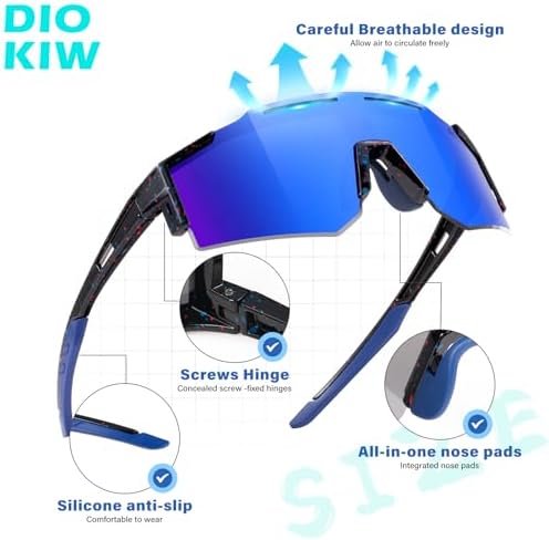 5PACK Polarized Kids sunglasses Youth Softball Cycling Sports Sun Glasses Boys Girls UV400 Protection Goggles