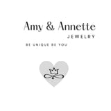 Amy & Annette Sterling Silver Stud Earrings for Women - Post Earrings for Women, 925 Sterling Silver Earrings