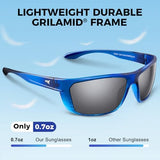 KastKing Huzzah Polarized Sport Sunglasses for Men and Women, Ideal for Driving Fishing Cycling and Running,UV Protection