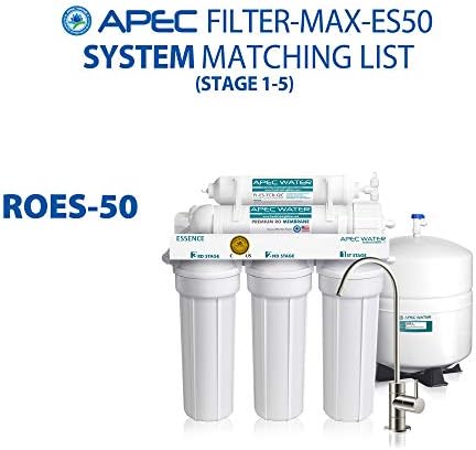 APEC ESSENCE Series 50 GPD Complete Replacement Filter For Undersink System(FILTER-MAX-ES50)