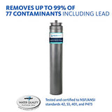 Aquasana Under Sink Water Filter Replacement - Claryum Direct Connect Under Counter Filtration System - AQ-MF-1-R