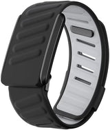 Comfort Durable Silicone Wristband Compatible with WHOOP 4.0 Band, Soft Silicone Sports Loop Strap for Men & Women, with U Shapped Connector