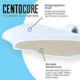 Centoco Elongated Toilet Seat Soft Close, Closed Front with Cover, Molded Wood, Made in the USA, 900SC-001, White