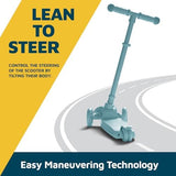 Kids Scooter – Children and Toddler 3 Wheel Kick Scooter – LED Wheel Lights Illuminate When Rolling– Adjustable Handlebar – Indoor and Outdoor