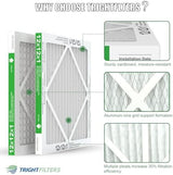 12x12x1 Air Filter 4 Pack, MERV 8 Pleated Dust Defense Air Filters Replacement Air Conditioner HVAC AC Furnace Filter, Durable and Lightweight