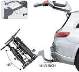 WILDROAD Hitch Bike Rack, Wobble Free Smart Tilting Bike Rack, Foldable 2-Bike Rack for Standard, Fat Tire and E-Bike, 2-Bike 180 lbs Capacity, Fits 2-inch Receiver