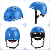 Kids Bike Helmet,Toddler Skateboard Helmets for Ages 2-3-5-8-14 Years Boys Girls，Adjustable Multi-Sport Bicycle Skateboarding Football Roller Skating Scooter Rollerblade Balance Bike Helmet