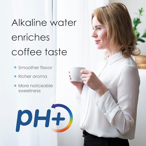 [Original] Waterdrop Alkaline Water Filter Replacement for All Waterdrop Pitcher and Dispenser Filtration System, Increase PH, Improved Coffee Taste, Last Up to 2 Months or 100 Gallons (Pack of 3)