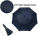 G4Free 47/54/62/68 Inch Automatic Open Golf Umbrella Oversize Extra Large Double Canopy Vented Windproof Waterproof Stick Umbrellas