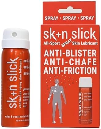 Anti-Chafe and Blister Continuous Spray Skin Lubricant Body Friction Protection for Men and Women