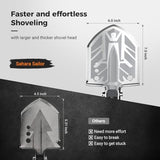 Sahara Sailor Unbreakable Tactical Shovel-180 Degree Folding Shovel-Camping Shovels - 23 in 1 Survival Gear and Equipment Multifunctional Camping Gear Survival Tools for Caping Hiking