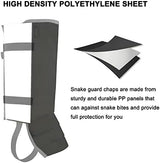 MDSTOP Snake Gaiters Leg Guards, Waterproof Snake Guards, Adjustable Snake Bite Protection for Lower Legs, Snake Chaps for Men & Women, Snake Proof Gaiters for Hunting,Outdoor and Farm Working