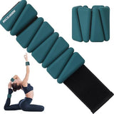Wrist Ankle Weights Set of 2(1 lb/2 lbs Each) Adjustable Weights Training Intensity for Strength Training Walking Running Yoga Pilates Jogging for Women Men