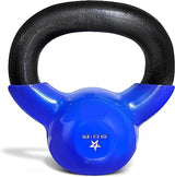 Yes4All 5-65lbs Kettlebells Vinyl Coated Cast Iron for Dumbbell Weights Exercises, Gym, Fitness, Full Body Workout Equipment Push up, Grip and Strength Training