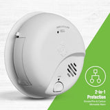 First Alert SMICO100 Battery-Operated Combination Smoke & Carbon Monoxide Alarm, 12-Pack