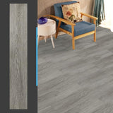 Art3d Peel and Stick Floor Tile Vinyl Wood Plank 36-Pack 54 Sq.Ft, Deep Gray, Rigid Surface Hard Core Easy DIY Self-Adhesive Flooring