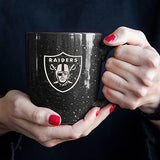 Rico Industries NFL Football 16 oz Team Color Laser Engraved Speckled Ceramic Coffee Mug