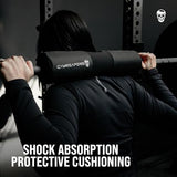 Gymreapers Barbell Squat Pad - Protective Bridge Pad for Hip Thrust, Squats, Lunges - Hip Support, Neck Protection for Bar