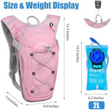 Zavothy Hydration Backpack with 2L Hydration Bladder Water Backpack for Hiking Hydration Pack for Running Cycling Hiking