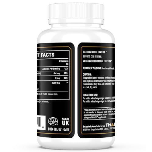 Thalacy Spermidine Supplements, 60 Capsules