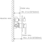 Black Shower Fixtures, Matte Black Shower Faucet Set, Black Shower System with Rain Shower and Handheld,sumerain