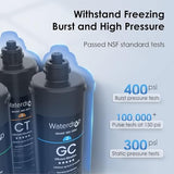 Waterdrop TSA 8 Layer Under Sink Water Filter System, Under Sink Water Filtration System, Reduces PFAS, PFOA/PFOS, Fluoride, Chlorine, Bad Taste & Odor, NSF/ANSI 42 Certified Element, USA Tech