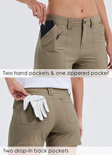 Willit Women's Golf Hiking Shorts Quick Dry Athletic Casual Summer Shorts with Pockets 4.5 in