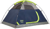 Coleman Sundome Camping Tent with Rainfly, 2/3/4/6 Person Tent Sets Up in 10 Mins, Weatherproof Shelter for Camping, Festivals, Backyard, Sleepovers, & More
