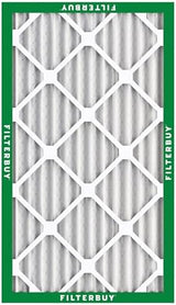 Filterbuy 16x25x2 Air Filter MERV 8 Dust Defense (6-Pack), Pleated HVAC AC Furnace Air Filters Replacement (Actual Size: 15.50 x 24.50 x 1.75 Inches)
