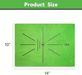 Golf Hitting Mat | Golf Training Mat for Swing Path Feedback/Detection Batting | Extra Replaceable Golf Practice Mat 16"x12" | Golf Gifts for Men/Women for Home Indoor Outdoor