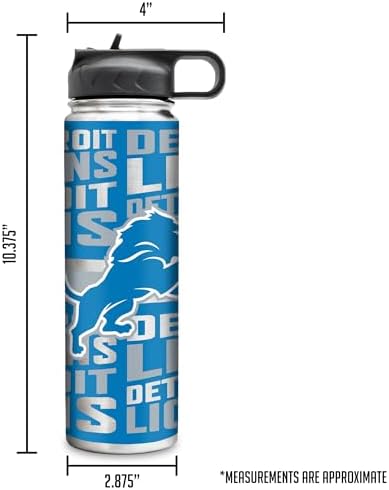 Rico Industries NFL Football Stainless Steel Tumbler with Lid - Great For Coffee, Tea, Water or Cocktails