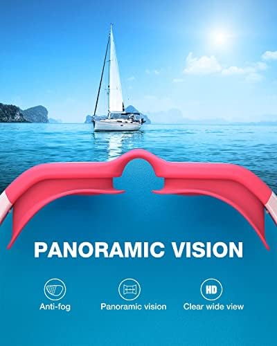 ZIONOR Kids Swim Goggles, G1 MINI UV Protection Anti-Fog Polarized Swimming Goggles for Age 6-14