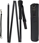 Aventik Fold-able Wading Staff Water Depth Safety Warning Sign Coated Stainless Steel Core T7075 Aluminum Body Corrosion Resistance