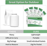 Poo Absorbent for Portable Toilet, Camping Toilet Chemicals, Eco Degradable Absorbent Gel Liquid Waste Gelling and Deodorizing Absorbent Emergency Toilet Waste Treatment