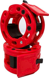 Clout Fitness Olympic Barbell Clamps Collars Quick Release Pair of Locking Weight Clips Fit 2 Inch Barbell for Weightlifting