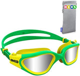 OMID Kids Swim Goggles, P2mini Polarized Swimming Goggles Comfortable for Age 6-14