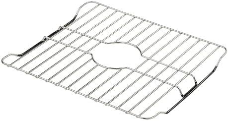 SunnyPoint 304 Stainless Steel Sink Protector Rack – Rust-Resistant Grid for Kitchen Sink Bottom, Scratch Prevention, Drainage Support,(Medium) (16.15"x12.4")