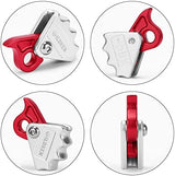 Climbing Ascender Fall Protection Belay Device Climbing Rope Grab for Rock Climbing Mountaineering Tree Arborist Expedition Caving Rescue Aerial Work