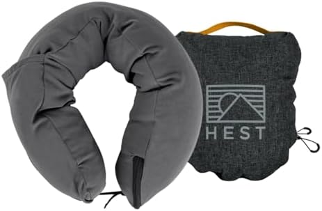 HEST Pro Travel Pillow - 3-in-1 Neck, Body, and Small Travel Pillow - Portable and Compact Design - Memory Foam with Washable Cover - Ready for Adventure