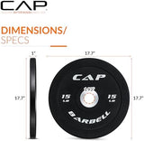 CAP Barbell Rubber Olympic Bumper Plate | Multiple Options/Colors