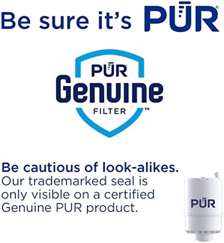 PUR Faucet Mount Replacement Filter 2-Pack, Genuine PUR Filter, 2-in-1 Powerful Filtration, Includes Lead Removal, 6-Month Value, White (RF33752)