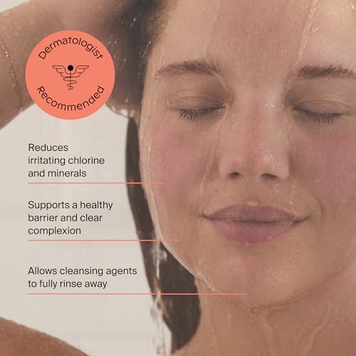 Canopy Filtered Shower Head - High Pressure Shower Head Filter for Hard Water - Shower Filter To Remove Impurities for Healthier Scalp, Skin & Hair - Support Hair Growth & Minimize Breakage - Chrome