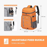 Maelstrom Cooler Backpack - 35/50 Can Insulated Soft Cooler Lunch Bag for Camping, Beach, Hiking & Shopping