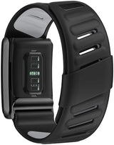 Comfort Durable Silicone Wristband Compatible with WHOOP 4.0 Band, Soft Silicone Sports Loop Strap for Men & Women, with U Shapped Connector