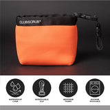 Golf Club and Golf Ball Cleaning Bag, Waterproof Clean Face Technology Liner, Detachable Clip, Machine Washable, Cleans Club Grooves, Dry Exterior (Neoprene or Microfiber Option Available)