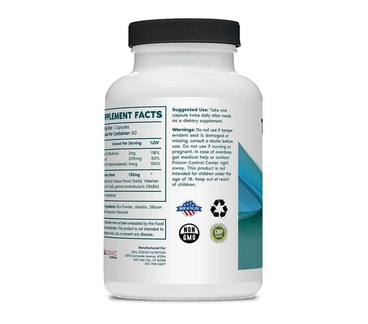 Tremanol Natural Aid for Essential Tremor - Provides Tremor Relief for Shaky Hands, Arm, Leg And Voice (Pack of 3 Of 60 Capsules Each)